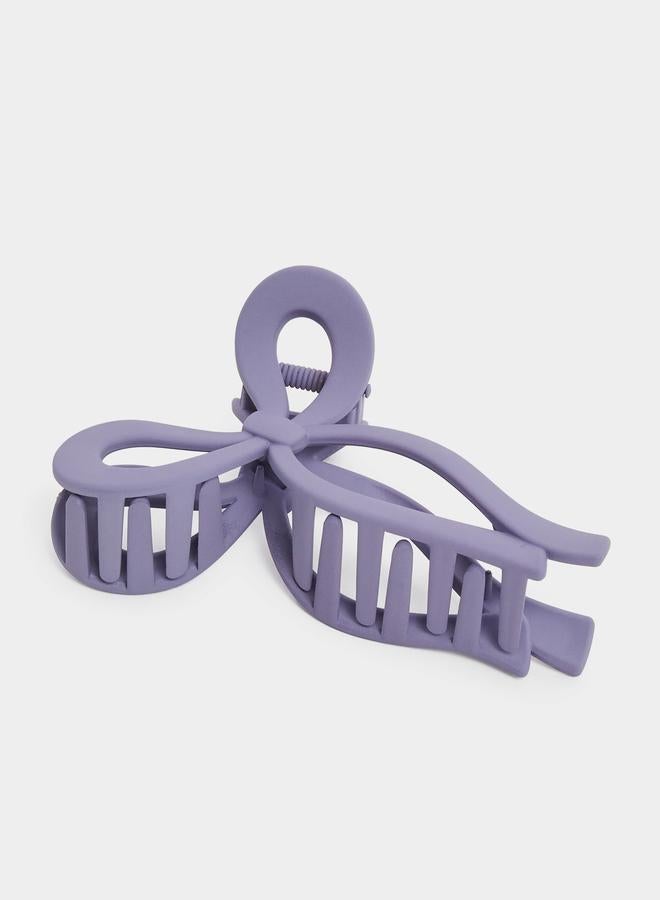 Styli Purple Bow Hair Claw - Image 2