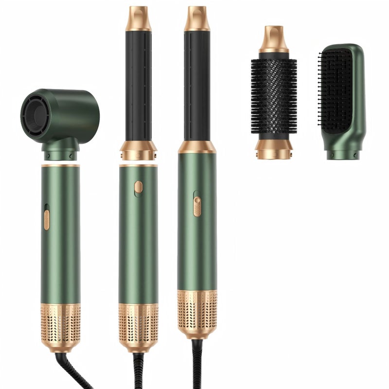 Hot Air Comb Five-in-One Multifunctional Styling Hair Dryer with High Power Brush  Motor