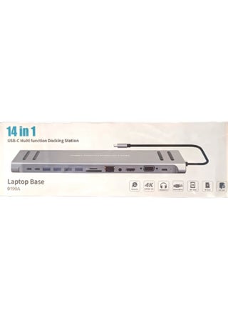 14 In 1 USB C Multi Function Docking Station Laptop Base For Network, 4K Ultra HD, Headphone, Support USB 3.0, SD Card, TF Card  And PD 3.0 - pzsku/Z2F72E95AEC86B3BA5C0DZ/45/1750499664/6df26843-3129-4cb9-8762-7818736dd8bf