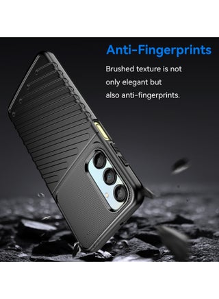 for Samsung Galaxy A16 4G/5G Case Cover，Lens Slide Cover Design,Four Corner Anti Drop Airbag ,PC+TPU Environmentally Friendly Material,Black. - view 3