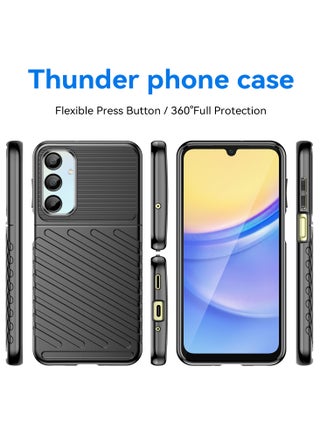 for Samsung Galaxy A16 4G/5G Case Cover，Lens Slide Cover Design,Four Corner Anti Drop Airbag ,PC+TPU Environmentally Friendly Material,Black. - view 2