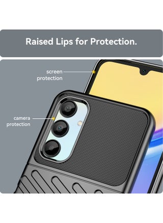 for Samsung Galaxy A16 4G/5G Case Cover，Lens Slide Cover Design,Four Corner Anti Drop Airbag ,PC+TPU Environmentally Friendly Material,Black. - view 5