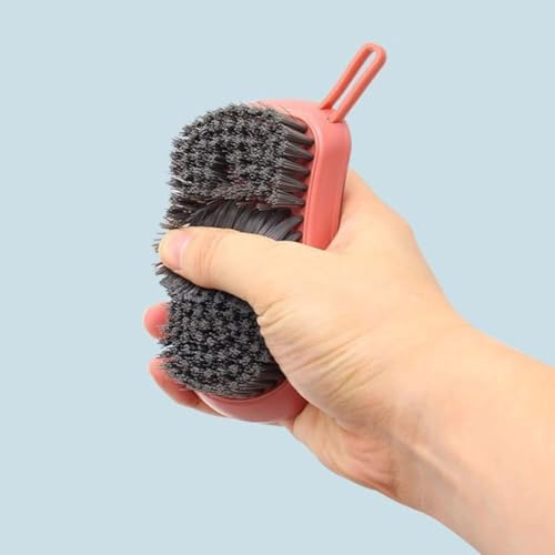 KRYLAR Multi-Functional Cloth Brush for Washing Clothes Kitchen Dish Cleaning Liquid Dispenser Soft Bristles for Laundry Shoe Good Scrubber Cleaner Washing Pot Tile Household Cleaning Tool |Multicolor - Image 4