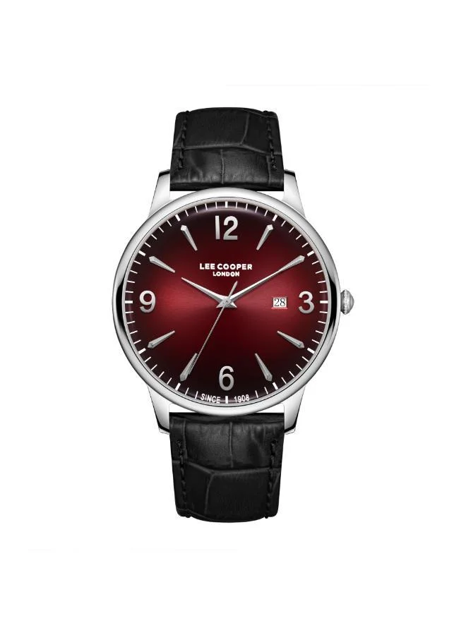 Men's Leather 3H Watch LC08379.381 - 40 mm