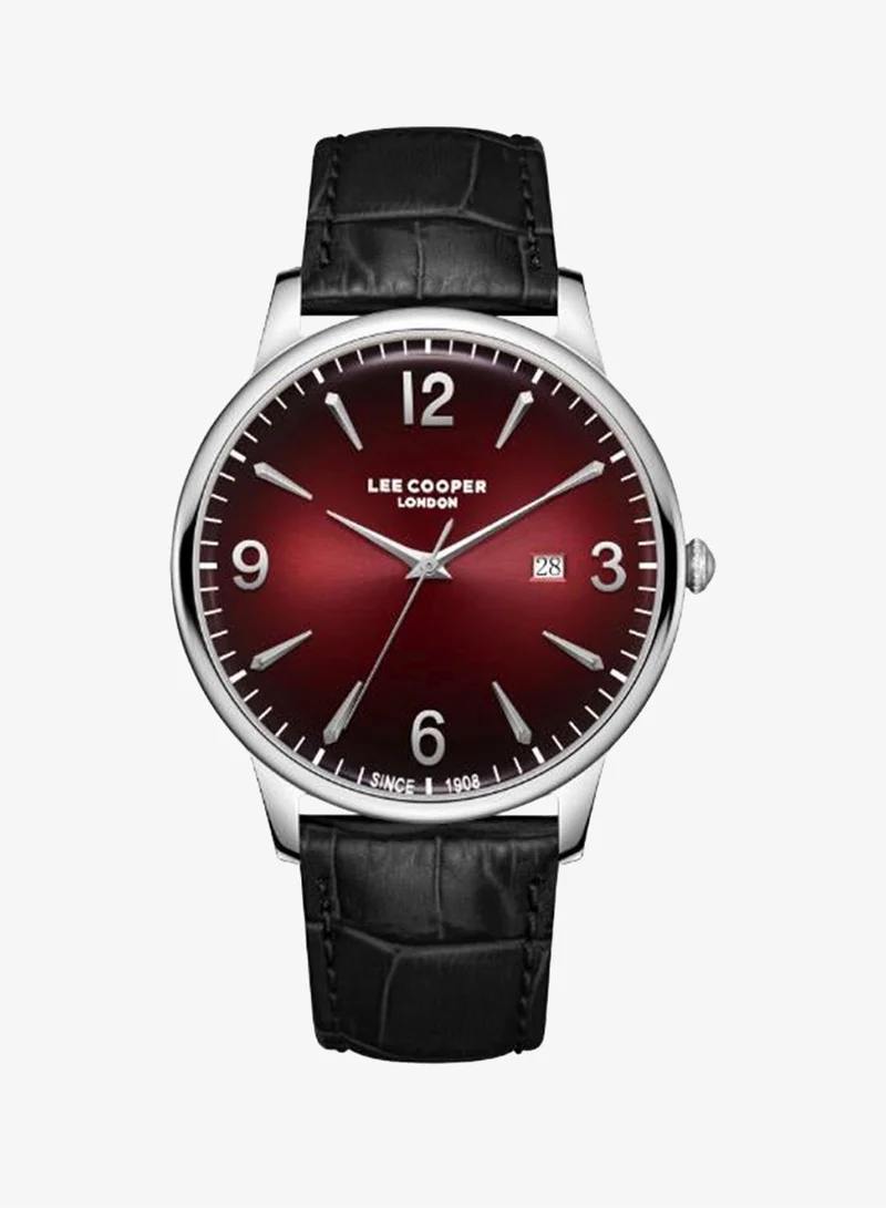 Lee Cooper Men's Leather 3H Watch LC08379.381 - 40 mm