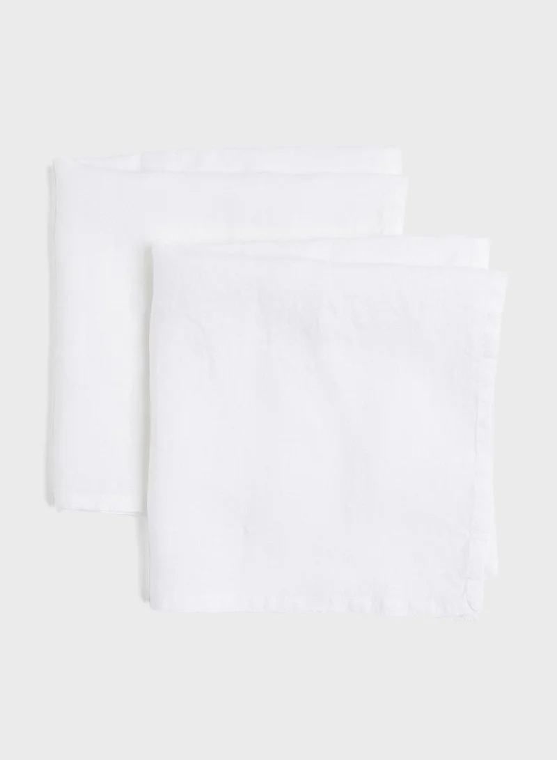 H&M 2-Pack Linen Napkins
