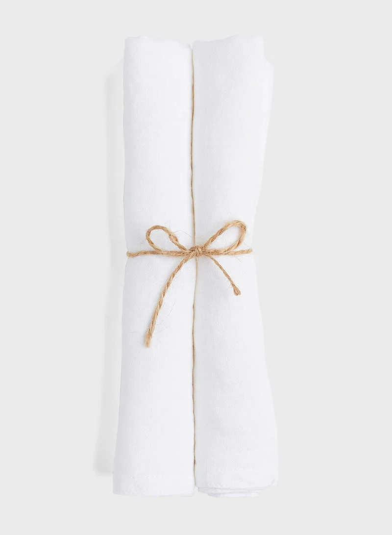 H&M 2-Pack Linen Napkins