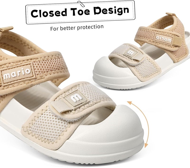 ZONEY Kids Sandals for Boys and Girls - Summer Outdoor Non-slip Athletic Closed Toe Sport Sandals - Image 5