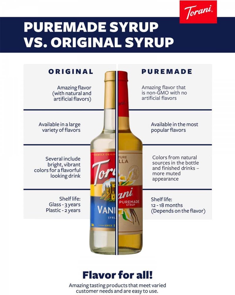 Torani Puremade Vanilla Syrup, 25.4 Ounces (Pack of 4) - Image 2