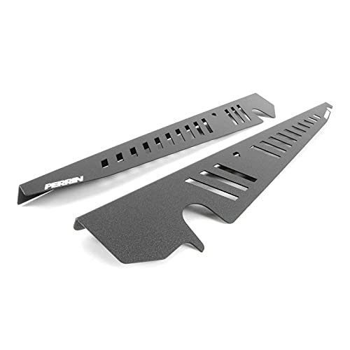 Perrin Performance Aluminum Fender Shroud Kit Black Compatible with 20152020 Subaru WRXSTI