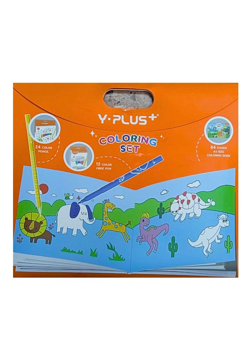 YPlus Coloring Set (Pack of 37 Pieces) - Image 1