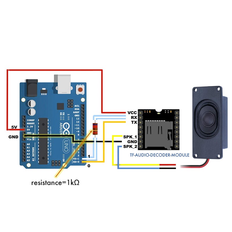 CQRobot Speaker 3 Watt 4 Ohm Compatible with Arduino Motherboard, JST-PH2.0 Interface. It is Ideal for a Variety of Small Electronic Projects. - Image 5