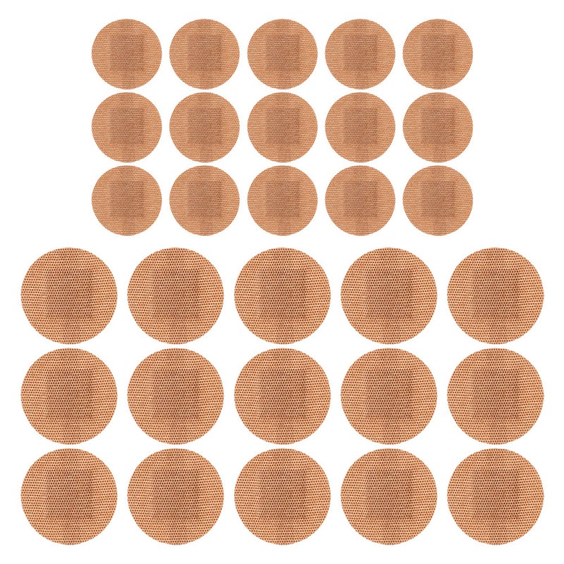 100pcs Flexible Fabric Breathable Adhesive Woundplast For Finger Care Round For Travel Essentials - Image 1