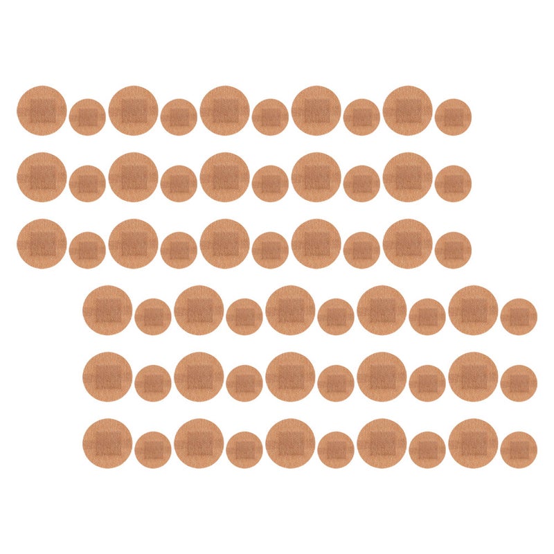 100pcs Flexible Fabric Breathable Adhesive Woundplast For Finger Care Round For Travel Essentials - Image 2