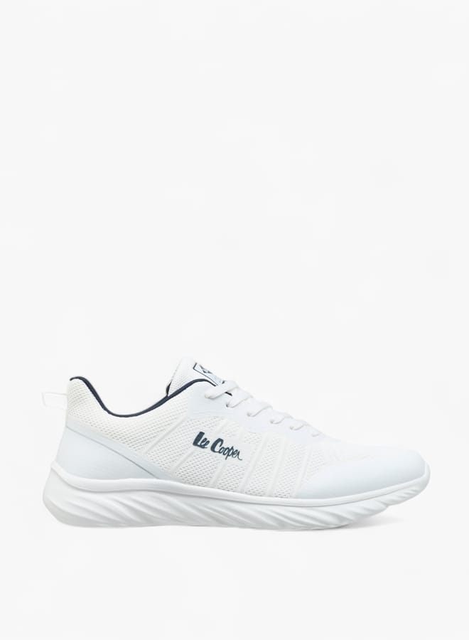 Lee Cooper Men's Logo Detail Lace-Up Sneakers  - Image 3