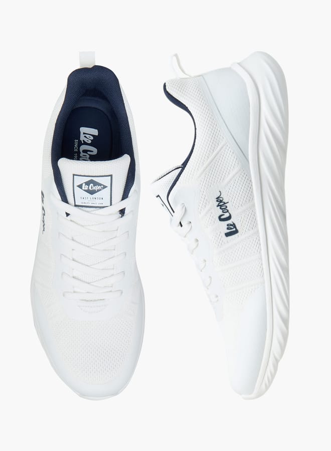 Lee Cooper Men's Logo Detail Lace-Up Sneakers  - Image 1