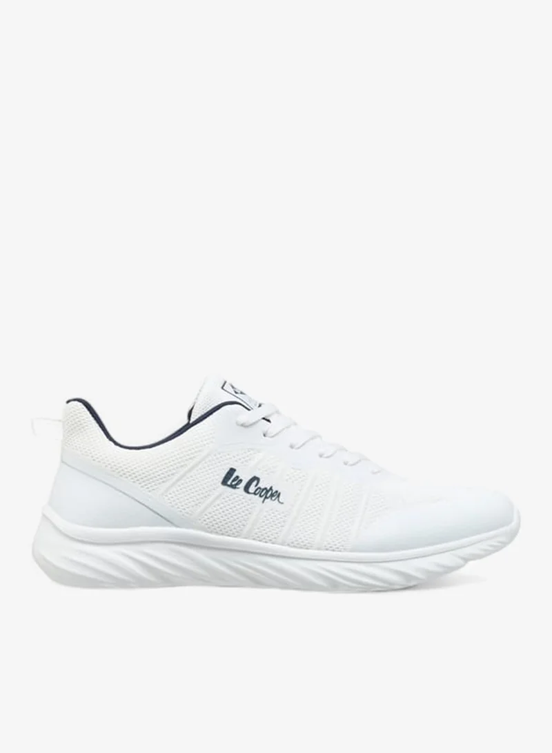 Men's Logo Detail Lace-Up Sneakers