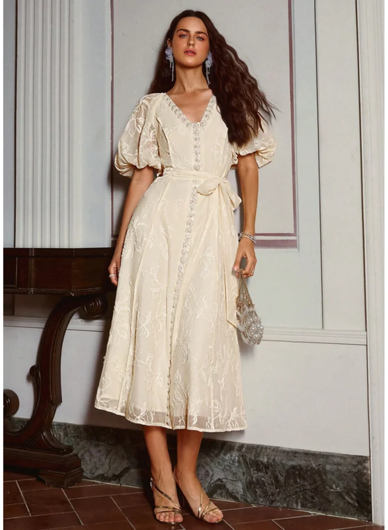SIMPLEE Women's Summer Elegant DressLight & Comfortable Lightweight Cotton Blend Perfect for Outings