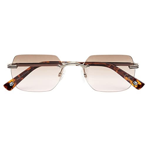 PRIVÉ REVAUX Prive Revaux DB Touch Rimless Sunglasses – Handcrafted Quality with 100% UV Protection – For Men & Women – Cafecito - Image 3