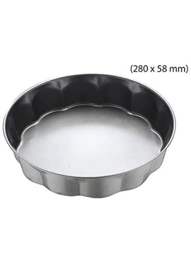 Blackstone Round Nonstick Cake Pan 28cm Carbon Steel Baking Mold Oven Safe for Cakes Desserts and Pastries - Image 2