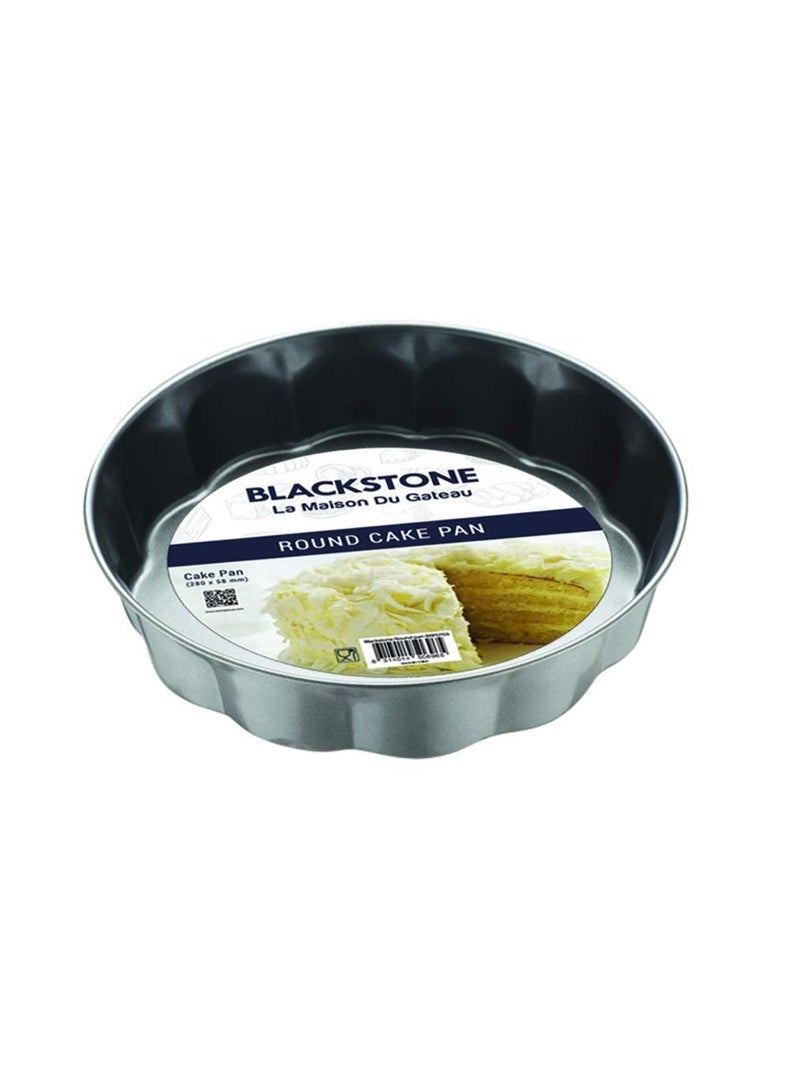 Blackstone Round Nonstick Cake Pan 28cm Carbon Steel Baking Mold Oven Safe for Cakes Desserts and Pastries - Image 1