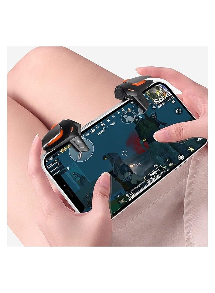 بروماس زوج واحد من مشغل الهاتف المحمول، مشغل وحدة التحكم في الألعاب، ملحقات ألعاب الهاتف المحمول، حساسية عالية، جهاز التحكم في ألعاب الهاتف المحمول لـ Pubg، Fortnite، لعبة Call Of Duty Mobile، مشغلات Pubg - Image 2