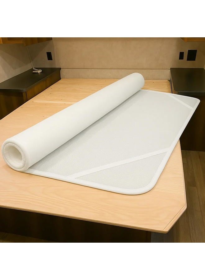Safoner RV Accessories Mattress Underlay- Breathable Ventilation Pad for Campers and Motorhomes- Keeps Beds Dry by Promoting Airflow (RV Short Queen 74'' x 60'') - Image 1