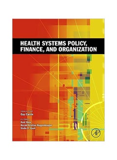 Health Systems Policy, Finance, And Organization 