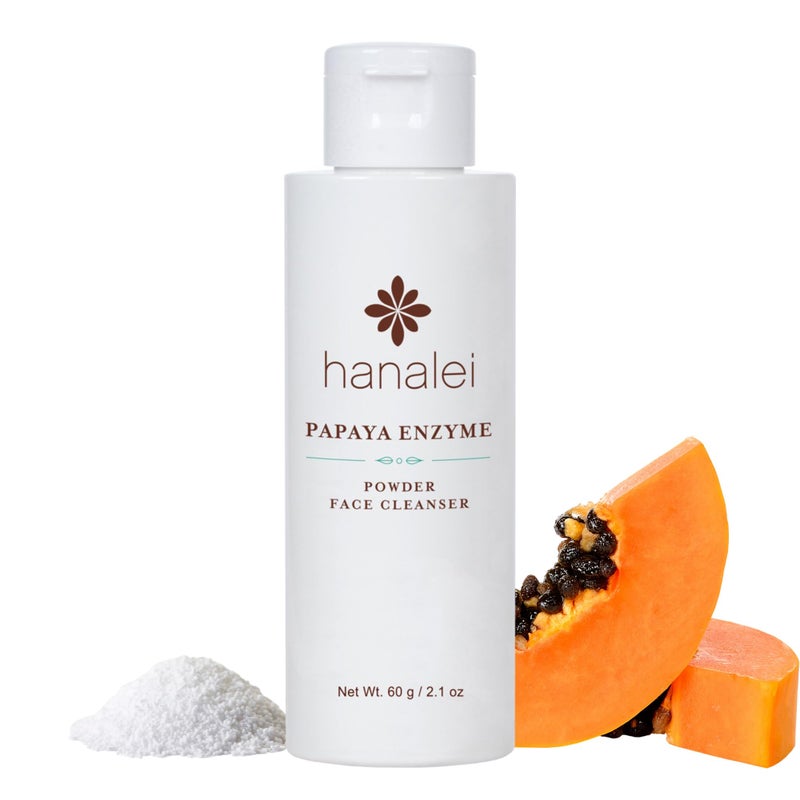 Hanalei - Papaya Powder Face Cleanser 60g and Aloe Gel 100g - Cruelty Free - (2-Pack Bundle) - Image 2