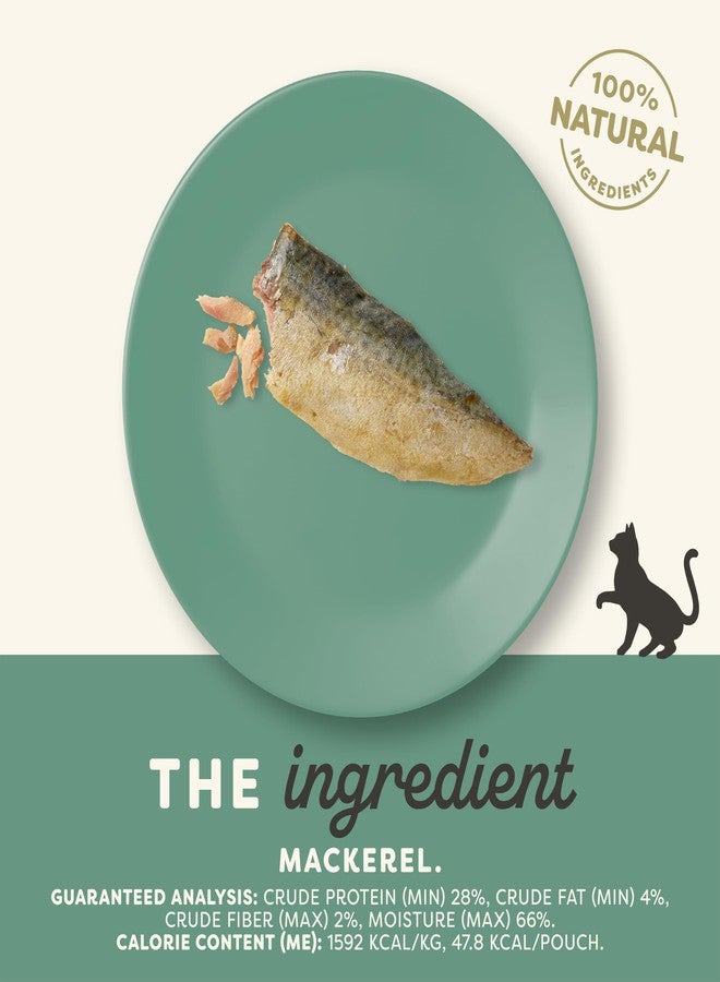 آبلاوس مكافآت أبلاوز الطبيعية للقطط، خالية من الحبوب، غنية بالبروتين، قطع سمك الماكريل الكاملة، وجبة خفيفة صحية للقطط بمكون واحد (12 قطعة × 1.06 أونصة) - Image 3