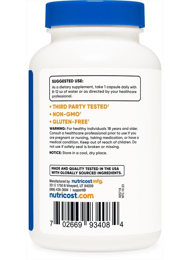 Nutricost مستخلص التوت البري (25,000 ملغ) (120 كبسولة) مع فيتامين C وفيتامين E - Image 4
