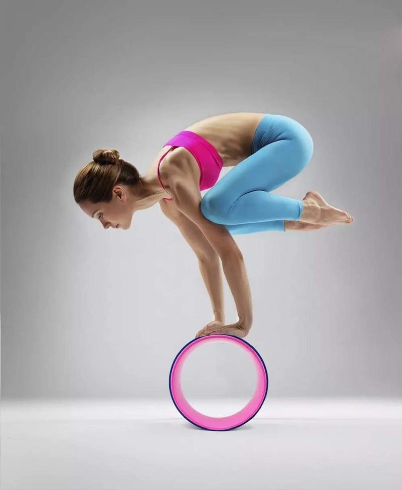 Bodylastics 13” Yoga Wheel for Back Bends, Stretching Roller Workout, Exercise Accessories for Men & Women Sweat Resistant, Eco-Friendly - Image 5