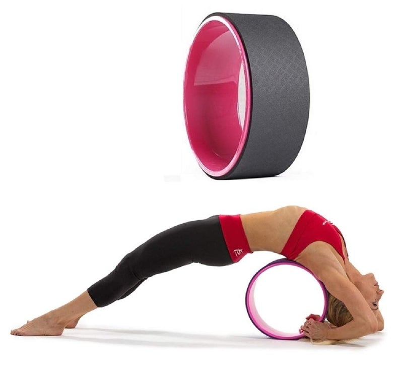 Bodylastics 13” Yoga Wheel for Back Bends, Stretching Roller Workout, Exercise Accessories for Men & Women Sweat Resistant, Eco-Friendly - Image 4