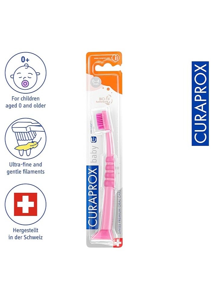 Baby Toothbrush Soft Toothbrush for Babies & Kids 0-4 years old, Multicolor