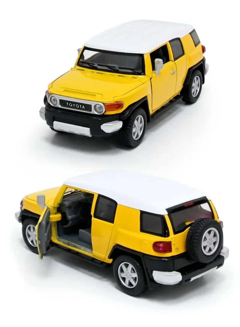 Kinsmart FJ Cruiser Cast Metal Doors Openable Pull Back Action Toy Car - Image 1