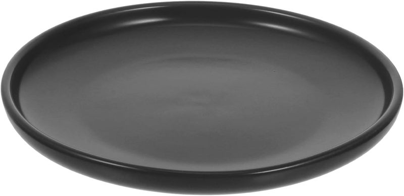 VICASKY Ceramic Cat Bowl Pet Food Plate Shallow Feeding Dish Black Protective Neck Support Pet Feeding Bowl for Cats and Small Dogs - Image 1