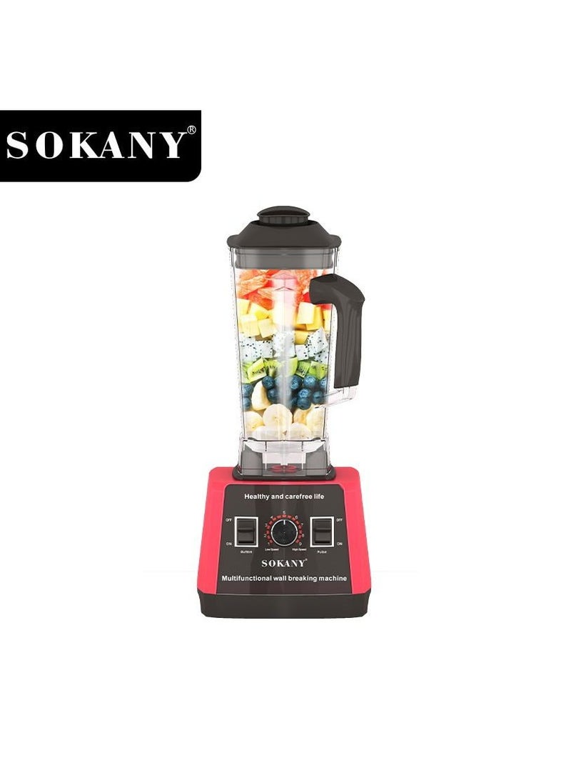 سوكاني SK-666 خلاط متعدد الأغراض - 5000 وات - 9 سرعات - 2.5 لتر - محرك نحاسي  - Image 4