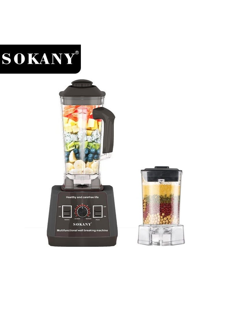 سوكاني SK-666 خلاط متعدد الأغراض - 5000 وات - 9 سرعات - 2.5 لتر - محرك نحاسي  - Image 2