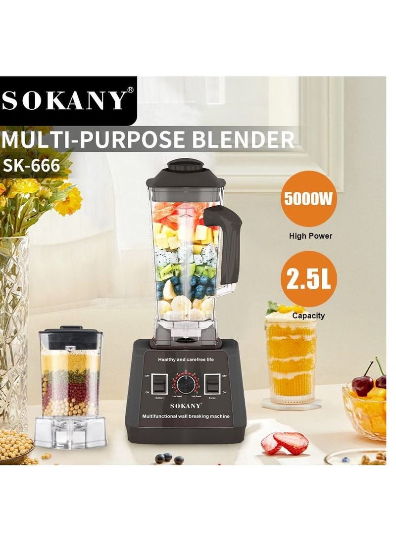 SK-666N Multi-Purpose Blender - 5000 W - 9 Speeds - 2.5 L - Copper Motor - pzsku/Z2F742A23ED94F57A4EF9Z/45/_/1673786684/9ede9c63-eda0-4224-ab70-aa02cc5a1cb4