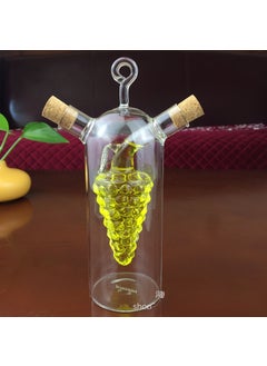 High-Temperature Resistant Glass Wine Warmer and Oil Dispenser with Cork Stopper, 350ml