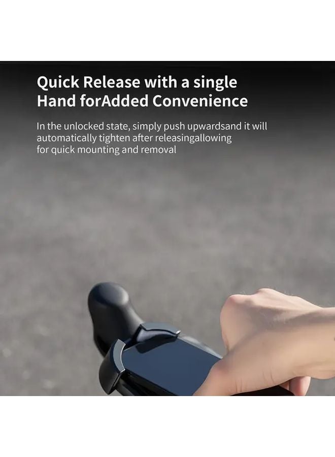 Bicycle Phone Holder Handlebar Mount Lightweight Compact Design Reinforced Grip - Image 3
