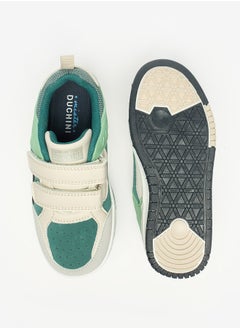 DUCHINI Boys Mister Colourblock Sneakers with Hook and Loop Closure  - Image 4