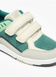 DUCHINI Boys Mister Colourblock Sneakers with Hook and Loop Closure  - Image 5