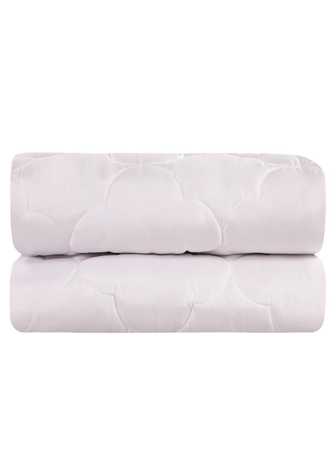 Stargold Duvet Cover Set 8 Pieces Comforter Set with Bed Skirt Quilt Cover Fitted Sheet Pillow Cover Comforter 220X240 cm King Size Mattress  - Image 3