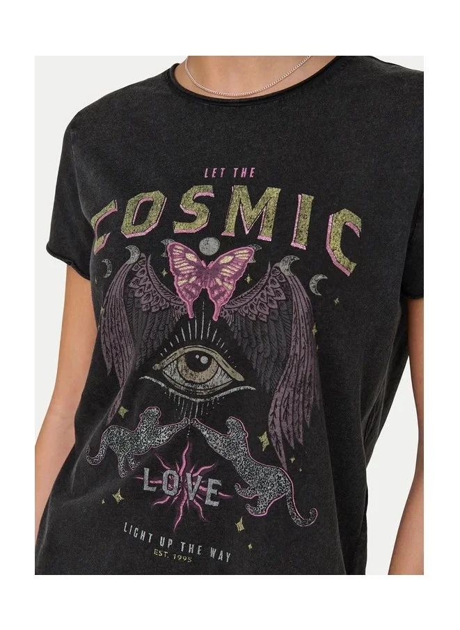 ONLY Printed Crew Neck Top