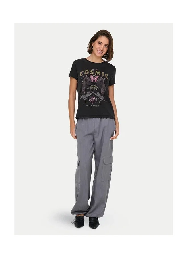 ONLY Printed Crew Neck Top
