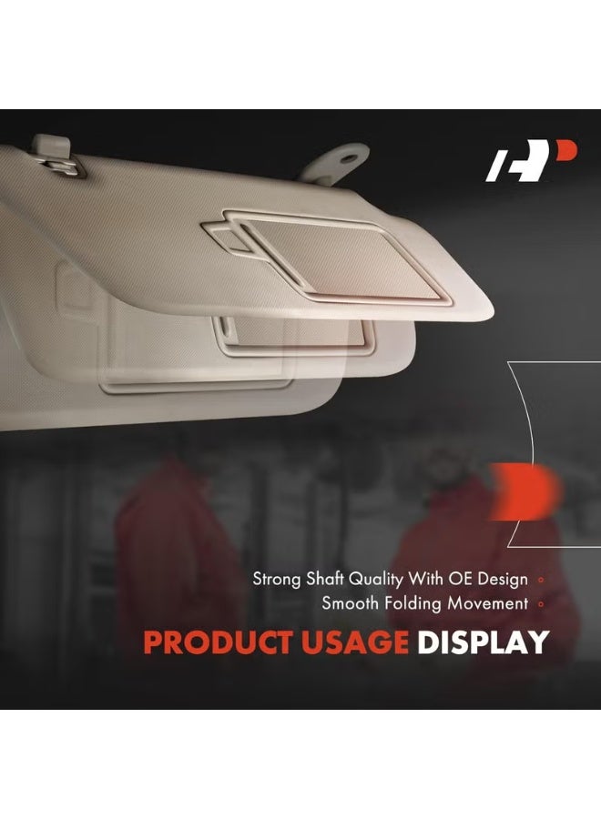 أ-بريميوم مجموعة واقيات الشمس البيج الفاخرة من A-Premium لسيارات إنفينيتي ونيسان - Image 3