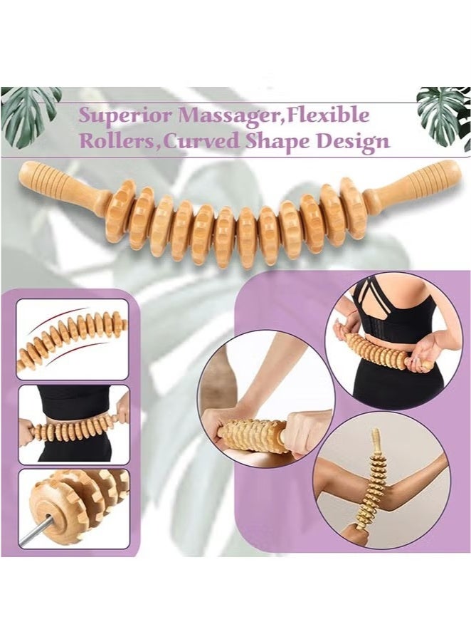 بيوينتي مجموعة أدوات مساج خشبية 6 في 1 - Image 3