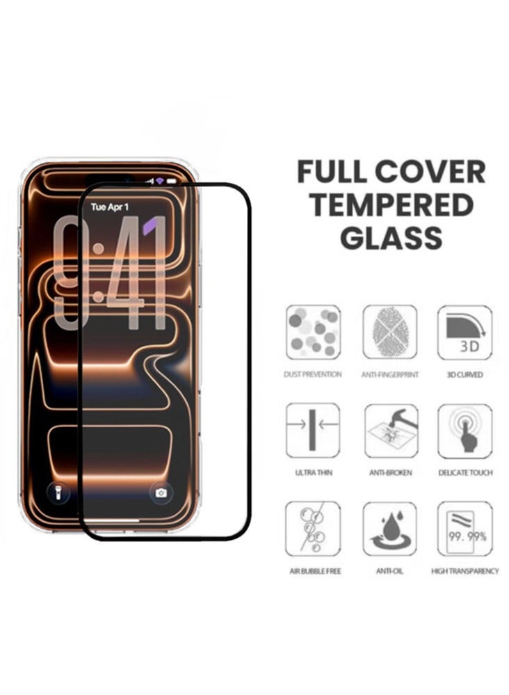 BlueFire 3-Pack Tempered Glass Screen Protector for Apple iPhone 17 Pro 5G (2025) – Triple Pack, Ultra HD Clarity, Full Glue Adhesive, Edge-to-Edge Coverage, Anti-Scratch, Bubble-Free, Precision-Cut, Enhanced Durability & Smooth Touch - Image 3