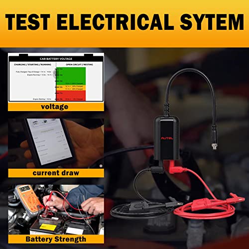 Autel Battery Tester Accessory Kit Autel BTAK Include Digital Multimeter and Current Clamp Compatible with MaxiBAS BT608/BT609 Battery Analysis Tools Measures Voltage Current and Resistance - Image 2